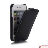 Кожаный Чехол Melkco Для Iphone 4/4S (Черный)
